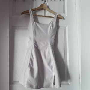 Tennis workout dress with shorts and phone pocket